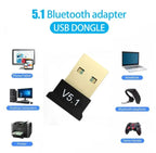 USB Bluetooth Adapter, Low Power USB Bluetooth 5.1 for Desktop, Laptop