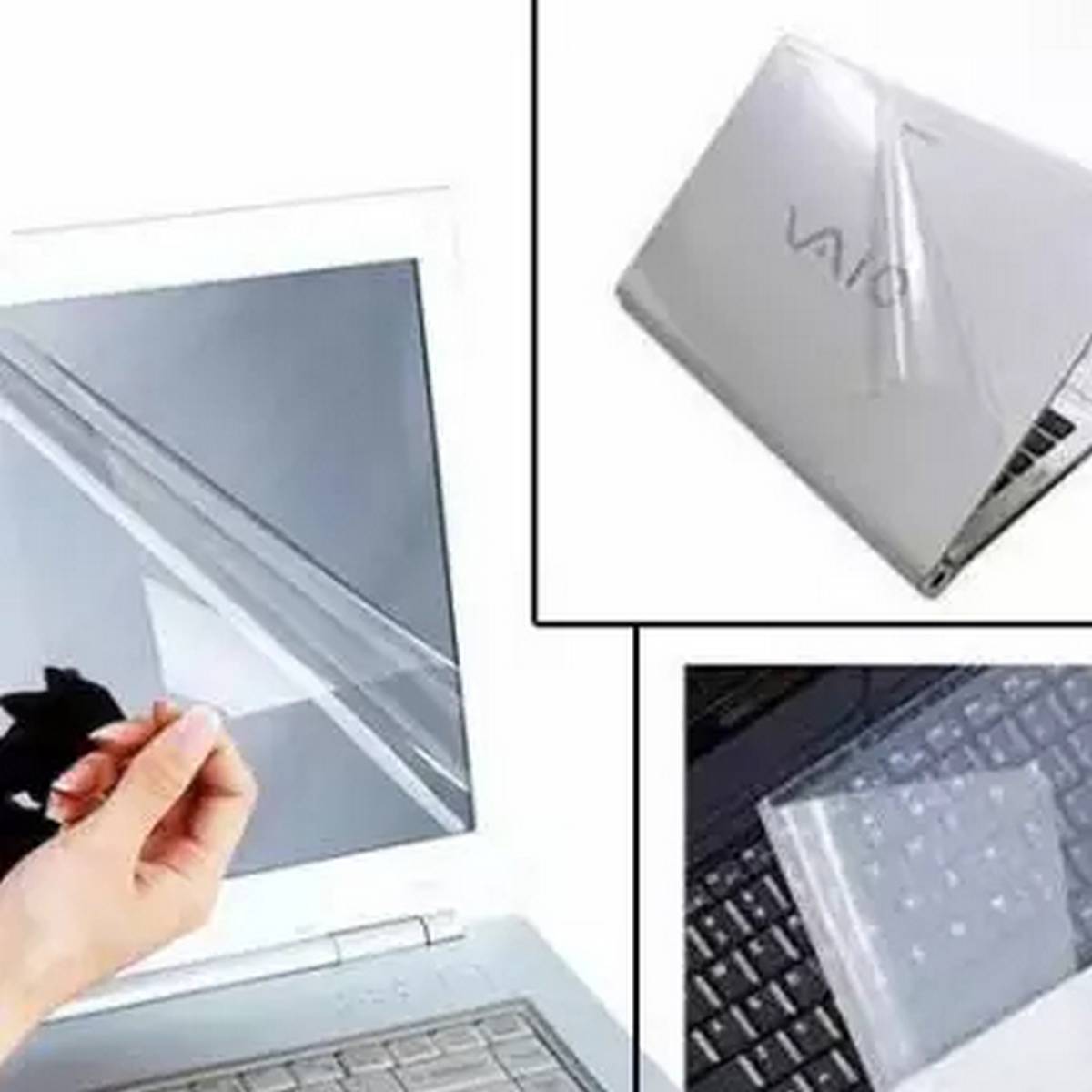 Combo 3 in 1 (14.6) - Laptop Protector - Keyboard Cover + Front & Back Screen Protector
