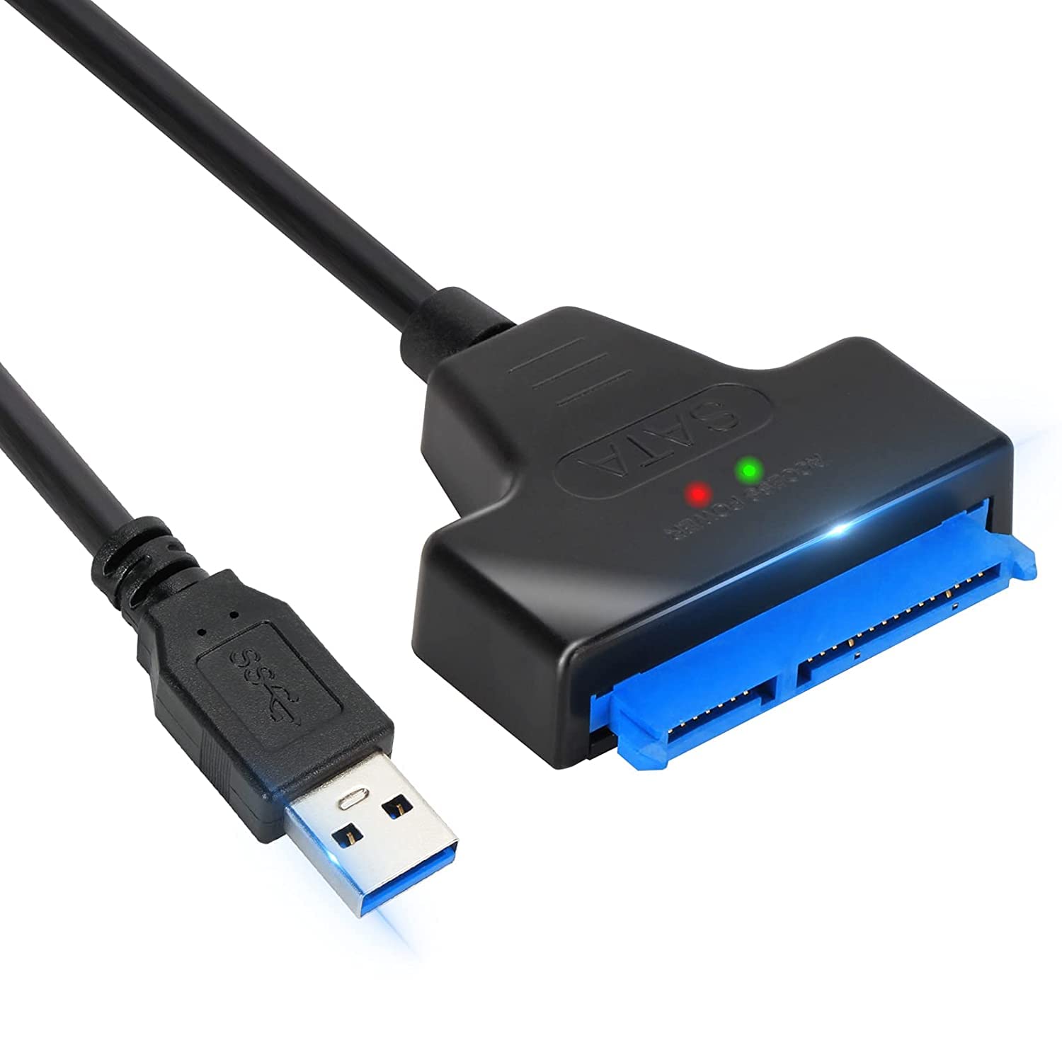 SATA USB 2.0 Adapter for HDD, SSD USB 2,0 to 2.5 inch HDD 7 + 15pin SATA Adapter for SATA hard disk SSD Adapter