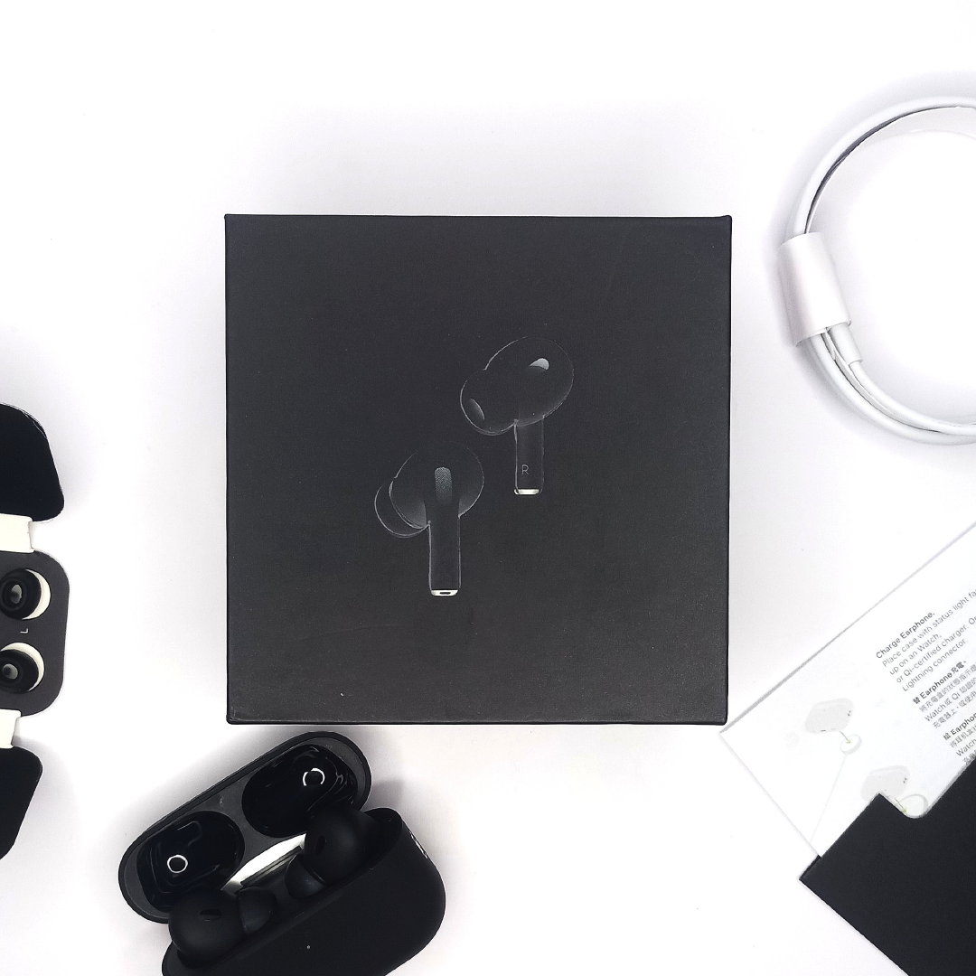 Airpods Pro 2 Earbuds Black ANC