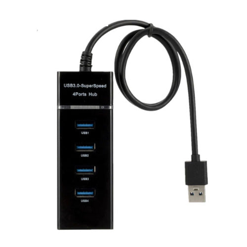 USB 3.0 Hub 4 Ports Extension for Mobile Gaming PC Laptop ~ Super-fast