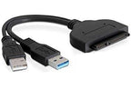 SATA USB 2.0 Adapter for HDD, SSD USB 2,0 to 2.5 inch HDD 7 + 15pin SATA Adapter for SATA hard disk SSD Adapter