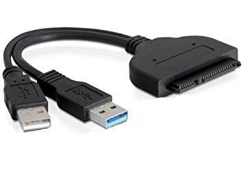SATA USB 2.0 Adapter for HDD, SSD USB 2,0 to 2.5 inch HDD 7 + 15pin SATA Adapter for SATA hard disk SSD Adapter