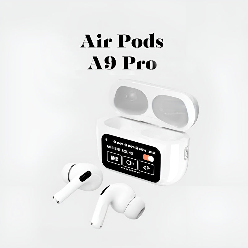 A9 Pro ANC/ENC Touch Screen Wireless Earbuds