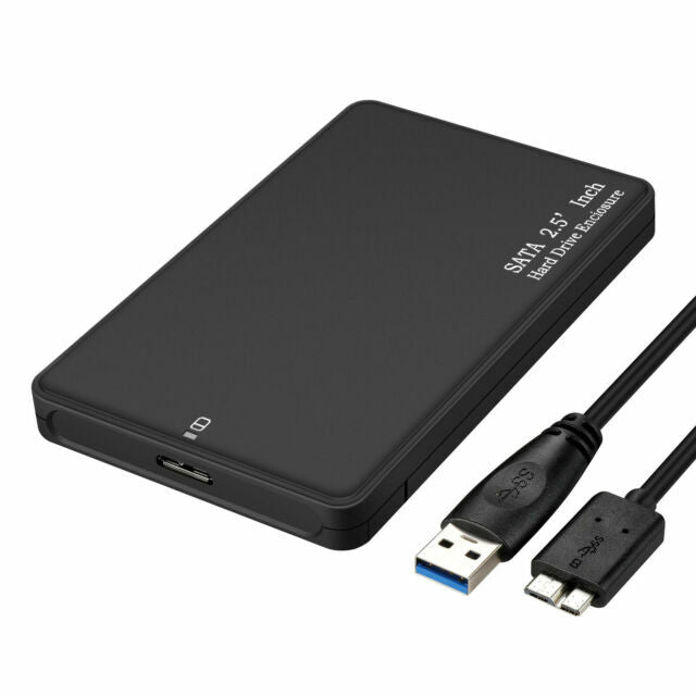 USB 3.0 External HDD + SSD Case, SATA  6Gbps Hard drive Case - HDD SSD 2.5 inch USB