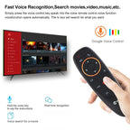 G10 Black Remote Control, 2.4G Remote Control, for Home Office with Gyroscope Control Computers, Projectors and Other Entertainment Devices Air Mouse