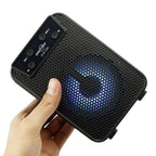 GTS 1345, 1346, 1372 3 inch Rechargeable Wireless Speaker With FM Radio USB & SD Card with Extra Base